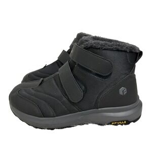 FitVille Men's Snow Boots Extra Wide Winter Boots Insulated Waterproof Sz 10.5EW